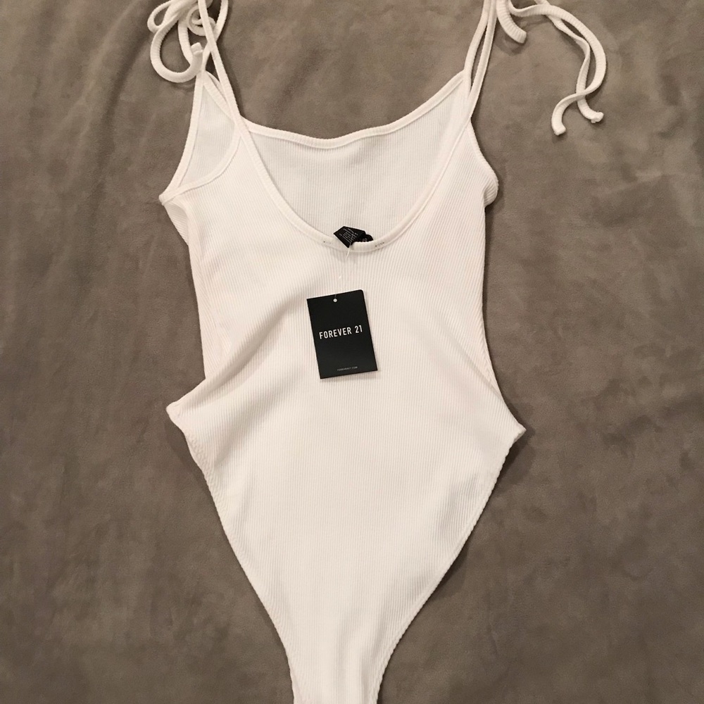 Forever 21 White Body Suit - Picture 2 of 2